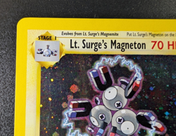 Lt. Surge's Magneton 008/132 Gym Heroes Holo Pokemon Card - LP - Image 4