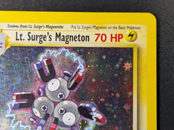 Lt. Surge's Magneton 008/132 Gym Heroes Holo Pokemon Card - LP - Image 5