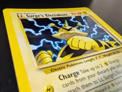 Lt. Surge's Electabuzz 006/132 Gym Heroes Holo Pokemon Card - Image 3