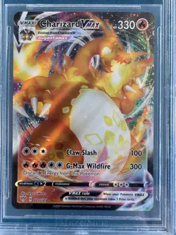 Pokemon Darkness Ablaze Charizard VMAX URR 020/189 BGS 10 Graded Card - Image 2