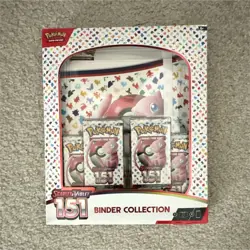Sealed Pokemon Scarlet & Violet 151 9-Pocket Binder 360 Card + 4 Booster Packs - Image 1