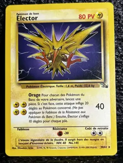 Elector 30/62 Rare Fossil 2000 Francais FR Pokemon Card - Image 1