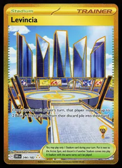 Levincia 244/182 Holo Secret Rare Destined Rivals Pokemon Card - Image 1
