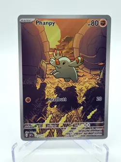 Phanpy Illustration Rare IR 205/191 Surging Sparks Pokemon Card TCG Holo #205 - Image 1