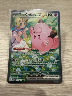 Pokemon TCG Journey Together Lillie's Clefairy EX Card 184/159 English - Image 1