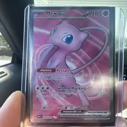 Pokemon Mew EX TCG Scarlet Violet-151 Holo Ultra Rare Full Art Card 193/165 NM - Image 1