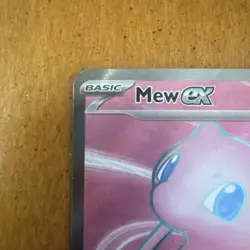 Pokemon Mew EX TCG Scarlet Violet-151 Holo Ultra Rare Full Art Card 193/165 NM - Image 2