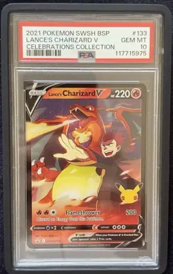 Lance's Charizard V SWSH133 SWSH: Sword & Shield Promo Cards Holo - Image 1