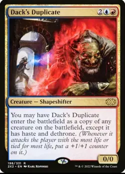 X 1 Dack's Duplicate NM 2x2 198 MTG Magic The Gathering - Image 1