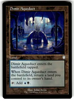 Dimir Aqueduct (Retro Frame) Commander: the Brothers' War Regular MTG - Image 1
