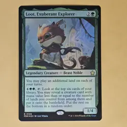 Magic MTG-Loot, Exuberant Explorer Foundations FDN R #106 Foil - Image 1