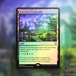 MTG Magic FOIL Bountiful Promenade 348/361 Commander Legends: Baldur's Gate CLB - Image 1