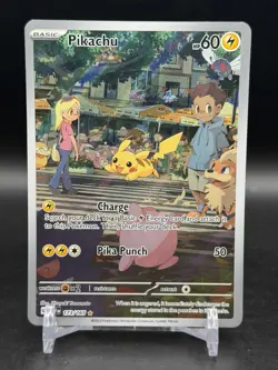 Pokemon Pikachu 173/165 Scarlet & Violet 151 Illustration Rare English NM - Image 1