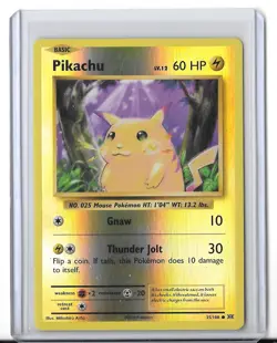 2016 Pokemon Evolutions Reverse Holo Pikachu Common 35/108 - Image 1
