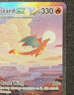 Clean 🔥 2023 Pokemon Charizard ex SIR Grading Contender Minty! SV151 #199 - Image 3