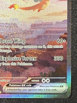 Clean 🔥 2023 Pokemon Charizard ex SIR Grading Contender Minty! SV151 #199 - Image 5