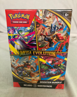 Pokemon TCG Mega Evolution Factory Sealed Booster Bundle 6 packs - Image 1