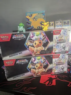 Pokemon Prismatic Evolutions Surprise Box Booster Bundle Sams Club - LOT OF 2 - Image 1