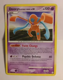 Pokemon Deoxys Defense Forme 25/146 Rare LP Diamond & Pearl Legends Awakened - Image 1