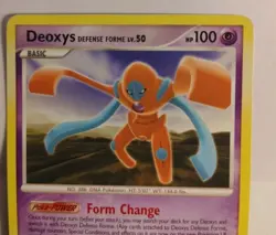 Pokemon Deoxys Defense Forme 25/146 Rare LP Diamond & Pearl Legends Awakened - Image 3