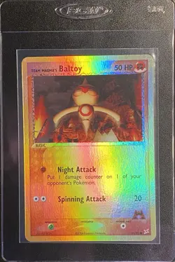 Team Magma's Baltoy Reverse Holo 61/95 Pokemon TCG EX Team Magma vs Team Aqua NM - Image 5