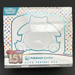 Sealed Pokemon Scarlet & Violet 151 Elite Trainer Box Pokemon Center Exclusive - Image 1