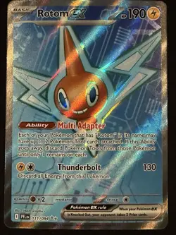 Pokemon TCG Rotom ex 111/094 Me02: Phantasmal Flames Holo - Full Art - Image 1