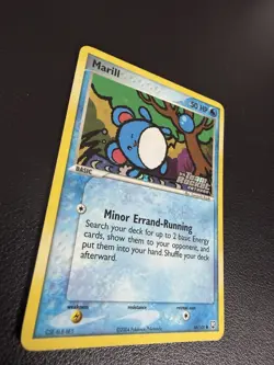 Pokemon TCG Marill EX Team Rocket Returns 68 Reverse Holo Common Near Mint NM - Image 3