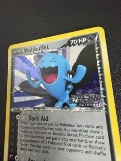 Pokemon TCG Rocket's Wobbuffet EX Team Rocket Returns 47 Reverse Holo NM - Image 4
