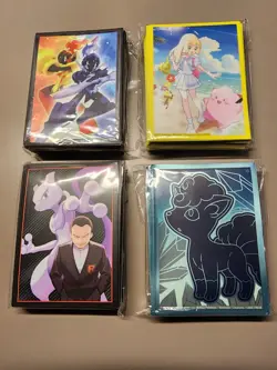Pokemon ETB Sleeves 65 Count - Lot of 4 Random packs - Image 1