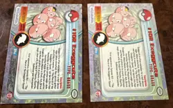 1999 Topps Pokemon TV Animation Series 2 #102 Exeggcute Base & Foil Blue Logo - Image 2