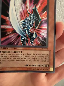 Yu-Gi-Oh Limited Edition-Blade Knight CT1-EN002 - Image 3
