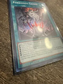 Yu-Gi-Oh Forbidden Crown Secret Rare BPRO-EN067 1st Edition Near Mint - Image 2