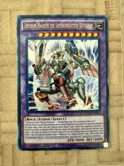 Imperion Magnum the Superconductive Battlebot SDMY-EN041 1st Edition Super LP - Image 1