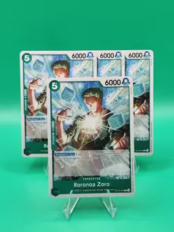 Roronoa Zoro (038) OP10-038 Royal Blood Regular 4pcs NM One Piece - Image 1