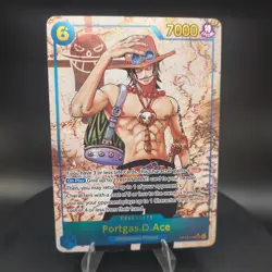 One Piece CCG Portgas.D.Ace OP13-119 Parallel Secret Rare Foil 7000 Power Rush - Image 1