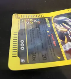 Pokemon Crystal Kabutops 12/12 Skyridge Jumbo Oversized Box Topper Card - Image 2