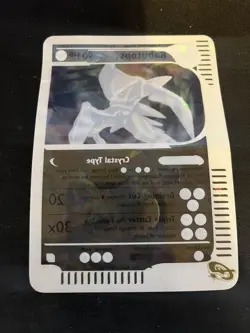 Pokemon Crystal Kabutops 12/12 Skyridge Jumbo Oversized Box Topper Card - Image 5