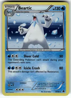 Beartic (30) 30/98 Emerging Powers LP Pokemon Card TCG - Image 1
