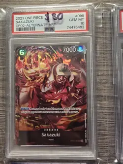 One Piece Assorted Graded Card Lot Of 6 (CGC & PSA) - Image 2
