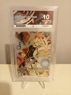 Naruto Uzumaki NR-OR-006 Naruto Kayou Card CCG Grade 10 Slab Ace Grading - Image 1