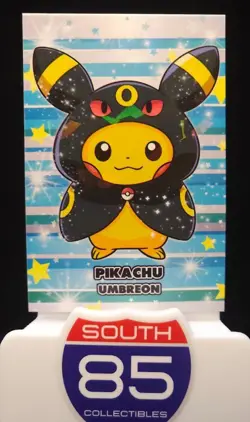 Pikachu Umbreon Poncho Cracked Ice Holo Pokemon Card Database Team Rocket - Image 1
