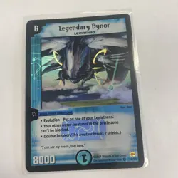 2004 Duel Masters Trading Card DM-02 Legendary Bynor #18/55 Super Rare Holo Foil - Image 1