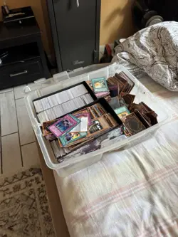 Konami Yu-Gi-Oh! TCG Mixed Card Lot Binder Storage Dark Magician Neos Holo - Image 1