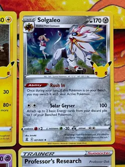 Pokemon Celebrations 4 Card Holo Lot Zekrom/ Solgaleo/ Cosmog/ Professor's Resea - Image 3