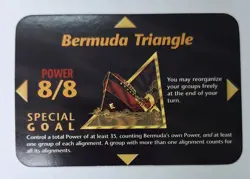Bermuda Triangle 8/8 card Unlimited Set INWO Illuminati New World Order Game - Image 1