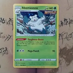 Abomasnow 010/198 Holiday Exclusive Cosmos Holo NM Pokemon Card English - Image 1