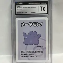 Ditto Pokemon Playing Cards Old Maid Japanese CGC Graded 10 💎 Mint - Image 1