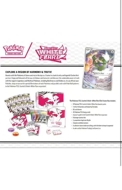Pokemon TCG Card Scarlet & Violet 10.5 WHITE FLARE Elite Trainer Box -NEW SEALED - Image 3