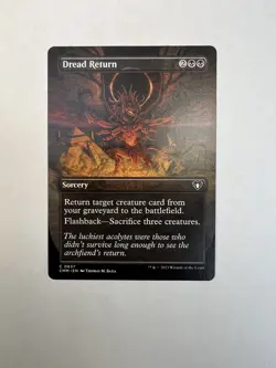Dread Return- MTG Commander Masters- Common 0430 Regular Not-Foil NM - Image 1